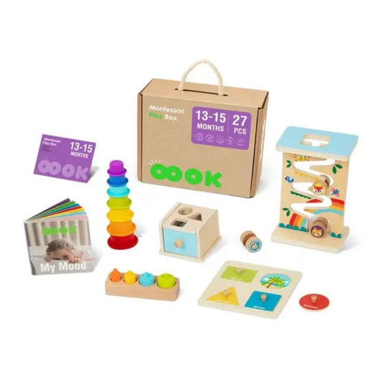 Caja educacional montessori 13 a 15 meses