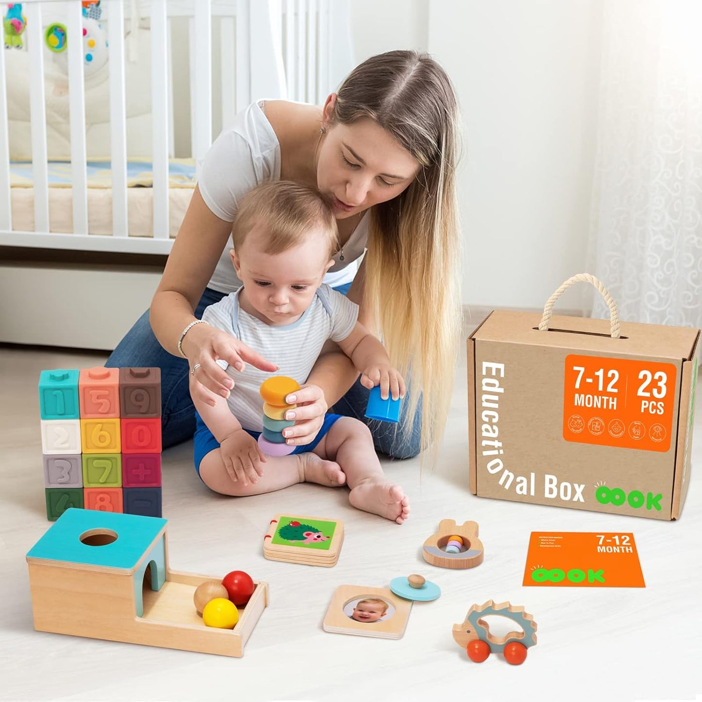 Caja educacional montessori 7 a 12 meses 2