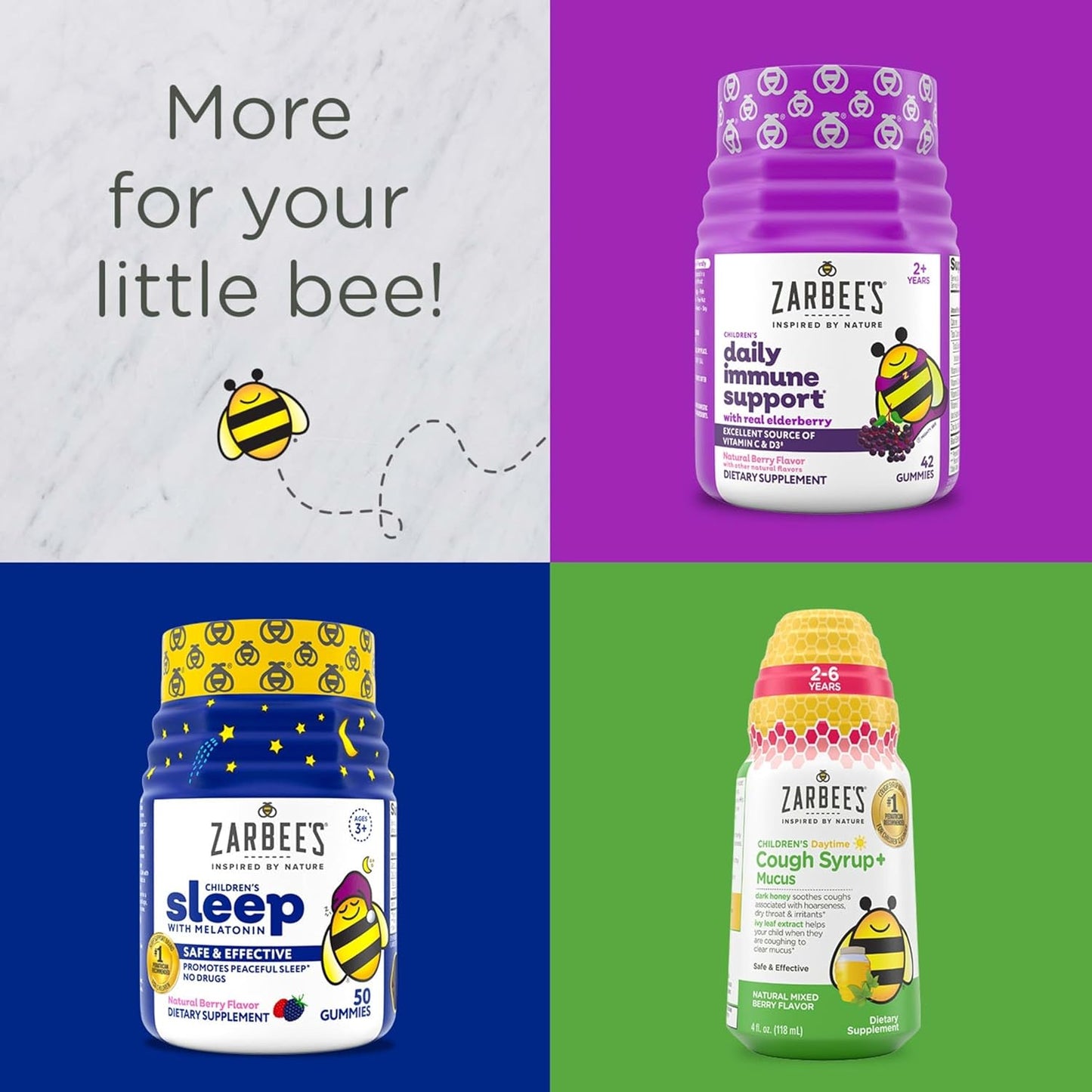 Zarbee's Gomitas multivitamínicas completas para niños