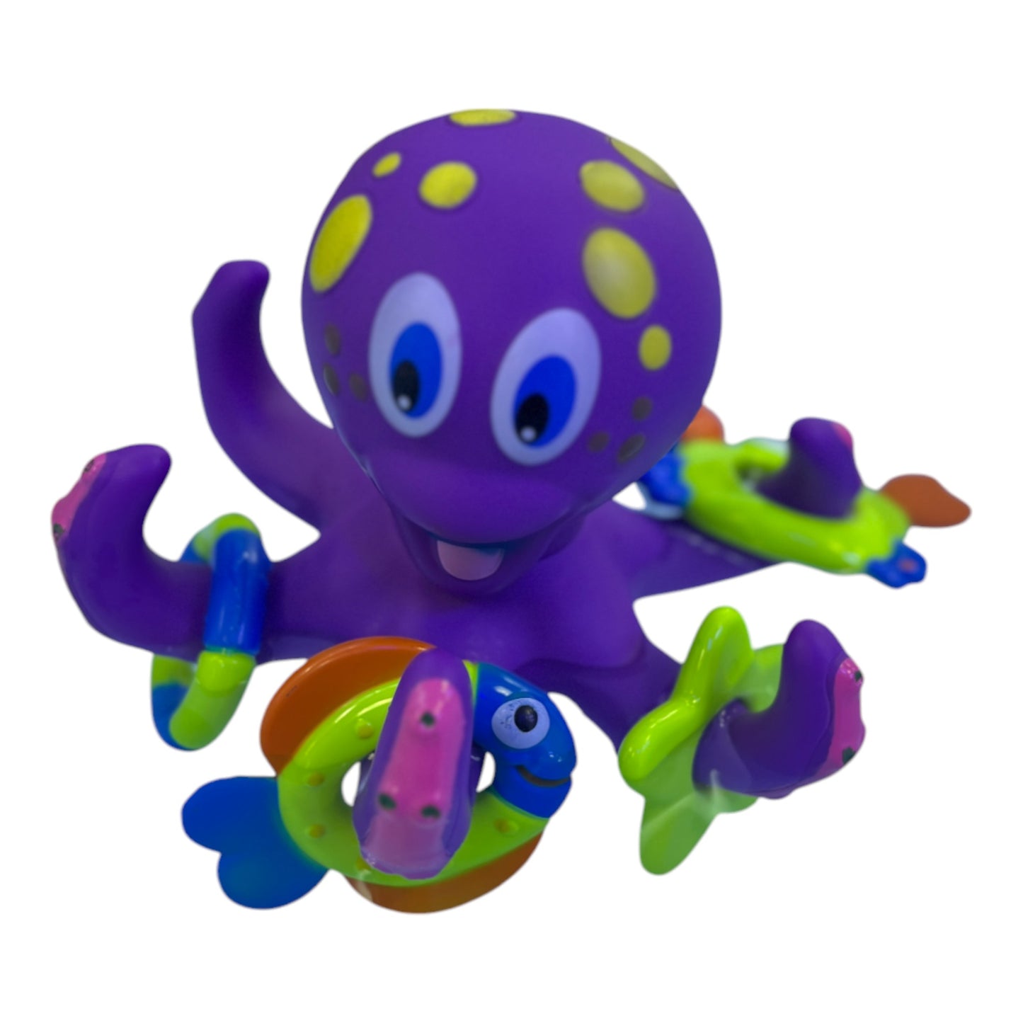 Pulpo lanza agua para la bañera