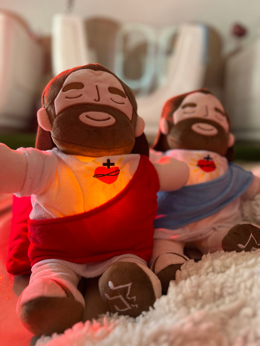 Peluche Jesús Cristo Religioso Respira y reza el padre nuestro