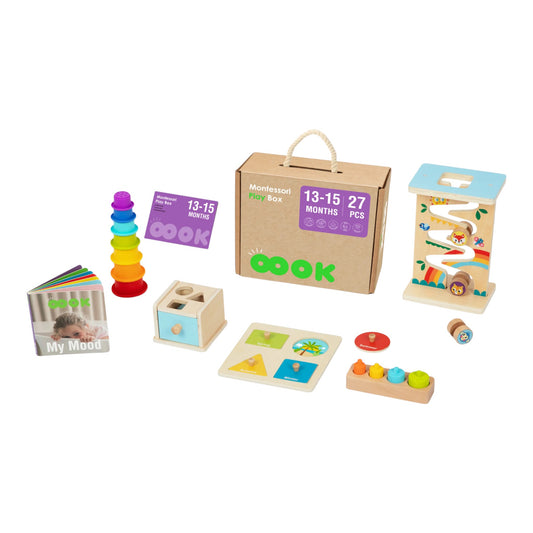 Caja educacional montessori 13 a 15 meses