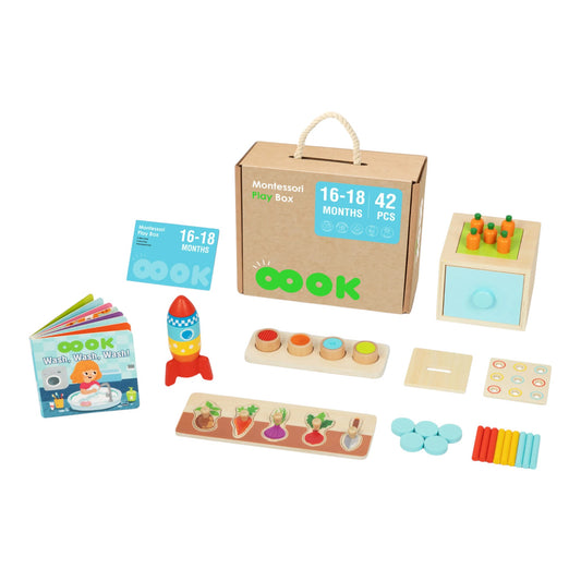 Caja educacional montessori 16 a 18 meses