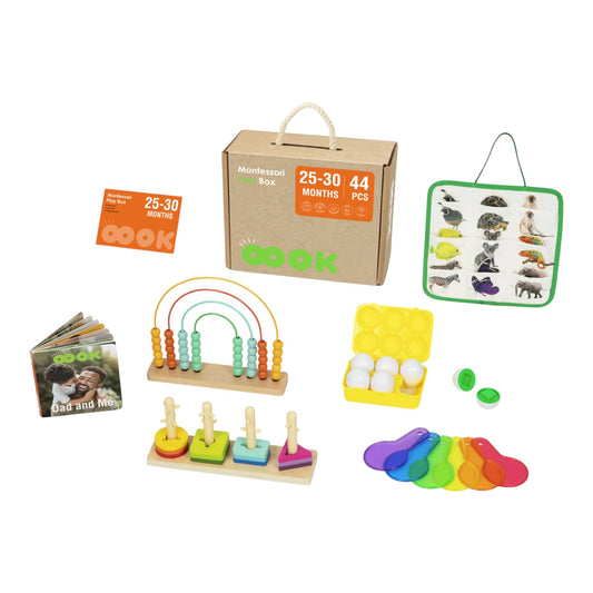 Caja educacional montessori 25 a 30 meses