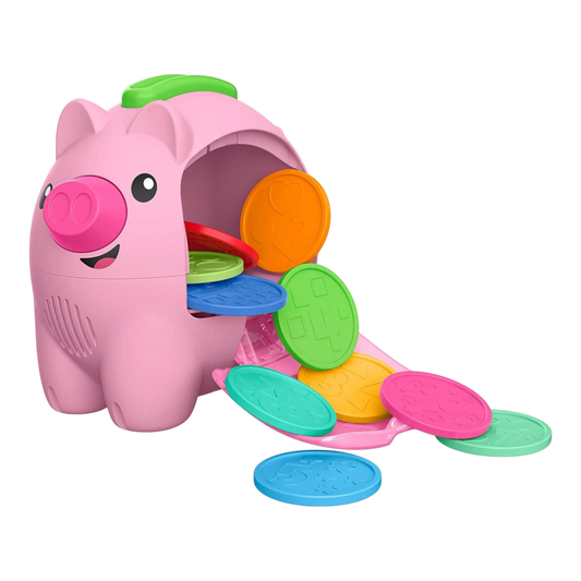 Alcancía de cochinito Fisher-Price Laugh & Learn Count & Rumble