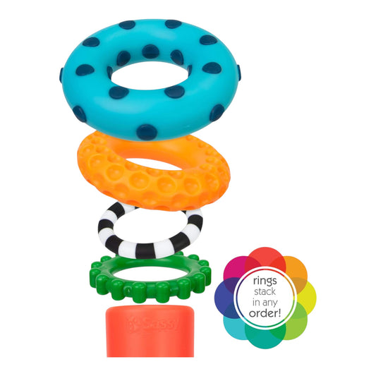 Juego de 9 piezas para aprender con anillo apilable