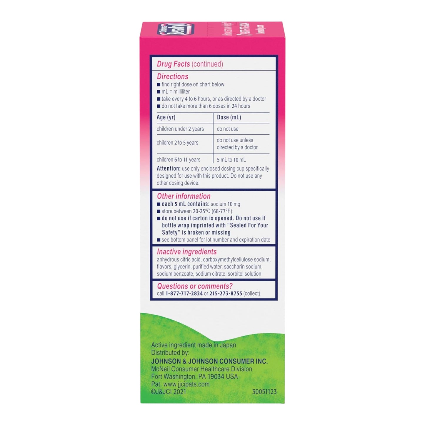 Anti alérgico Benadryl para niños