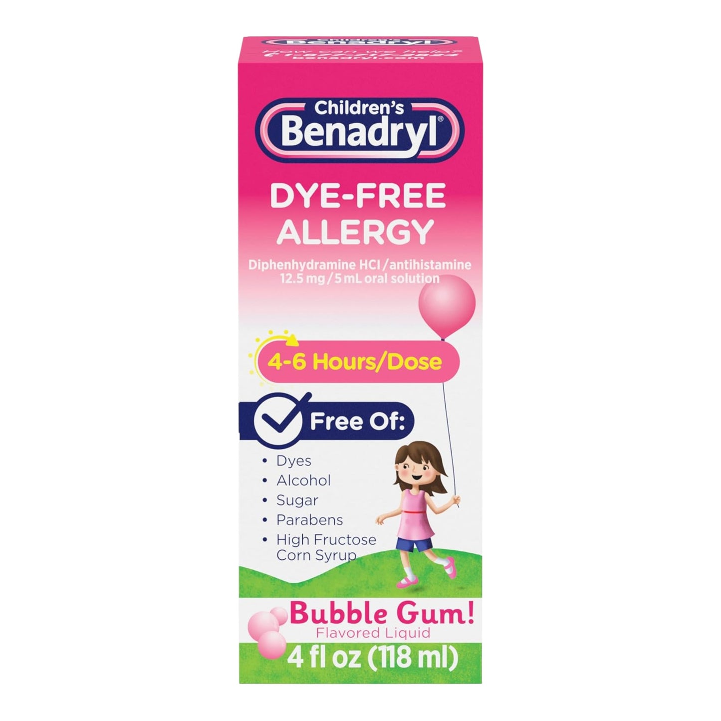 Anti alérgico Benadryl para niños