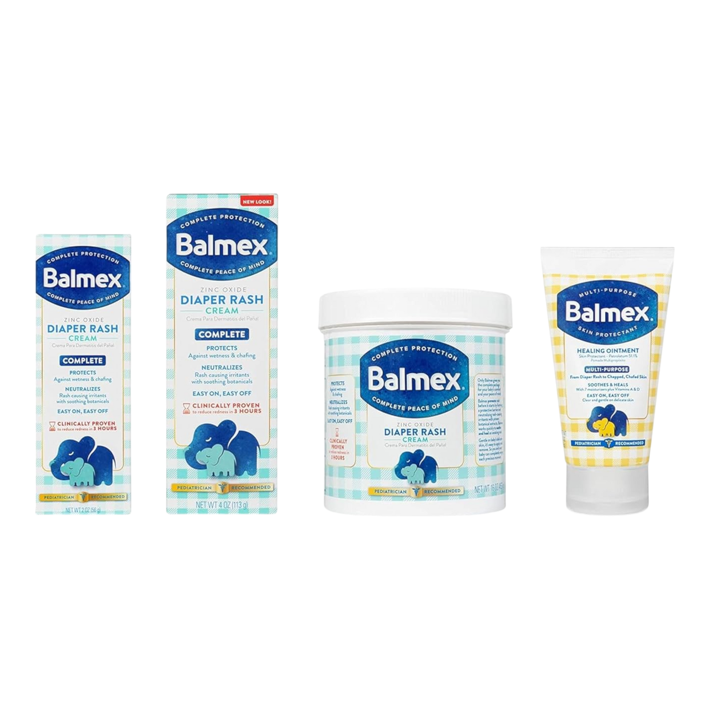 Balmex - Crema diaria contra el sarpullido del pañal para bebé