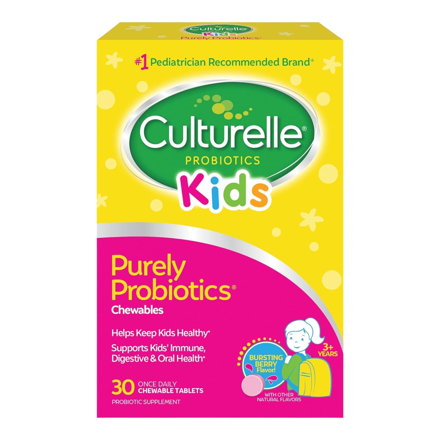 Culturelle Suplemento probiótico diario para niños + 3 años