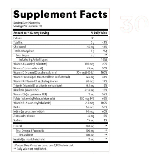 Vitaminas de gomitas para niños Smarty Pants