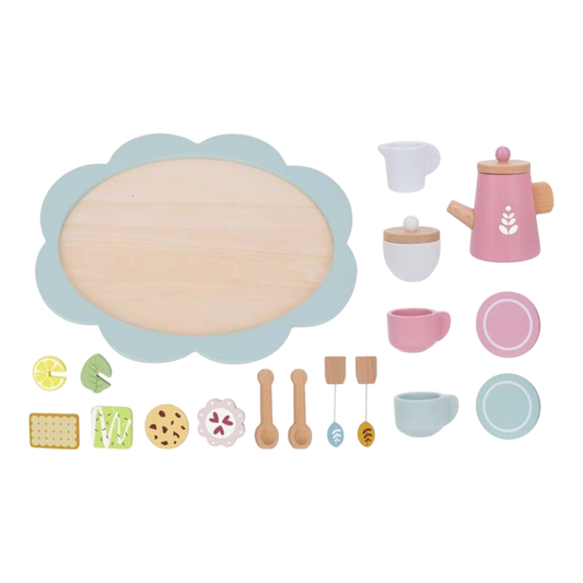 Juego de café y te madera Montessori