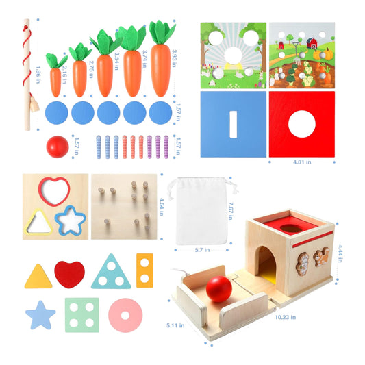 Juguetes Montessori 8 en 1