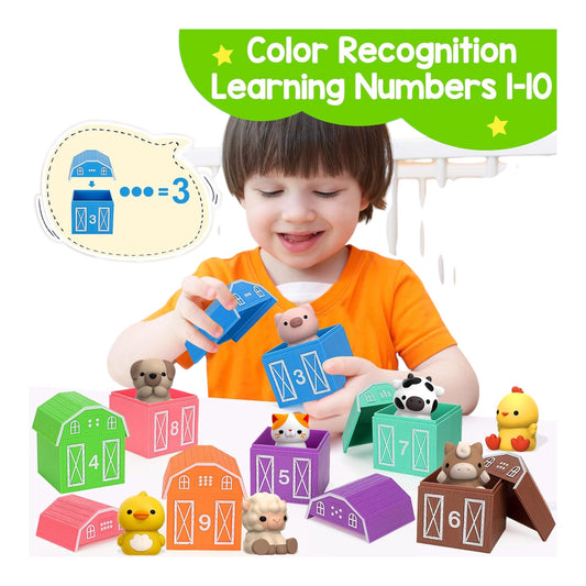 Juguetes Montessori de apilación y clasificación