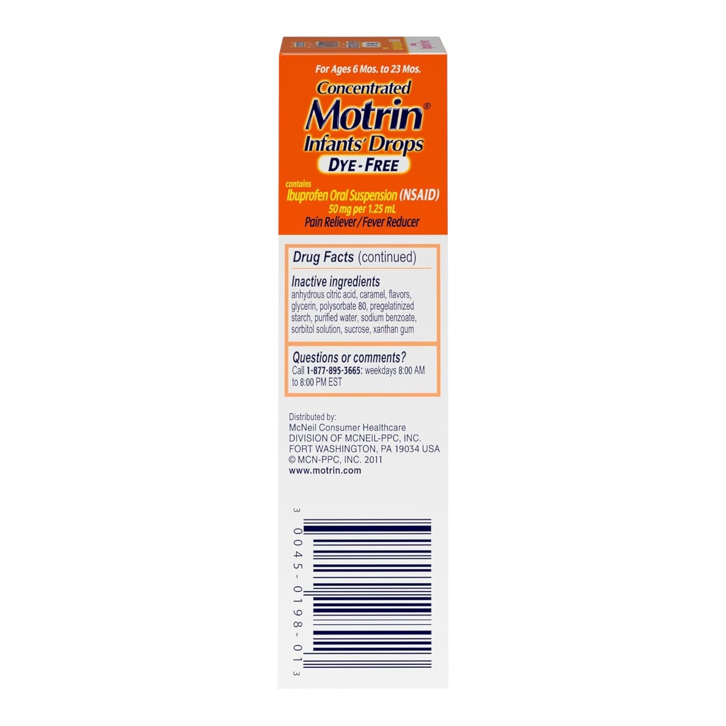 Motrin Gotas para bebés con ibuprofeno