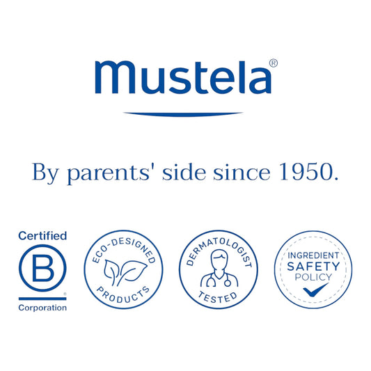 Mustela Gel de Limpieza Suave, Jabón para el Cabello y Cuerpo del Bebé