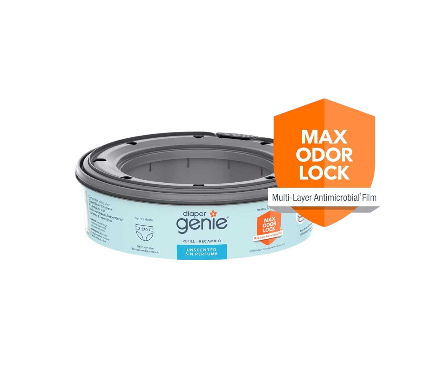 Repuesto de papelera Diaper Genie Bolsas de recambio de 270 unidades