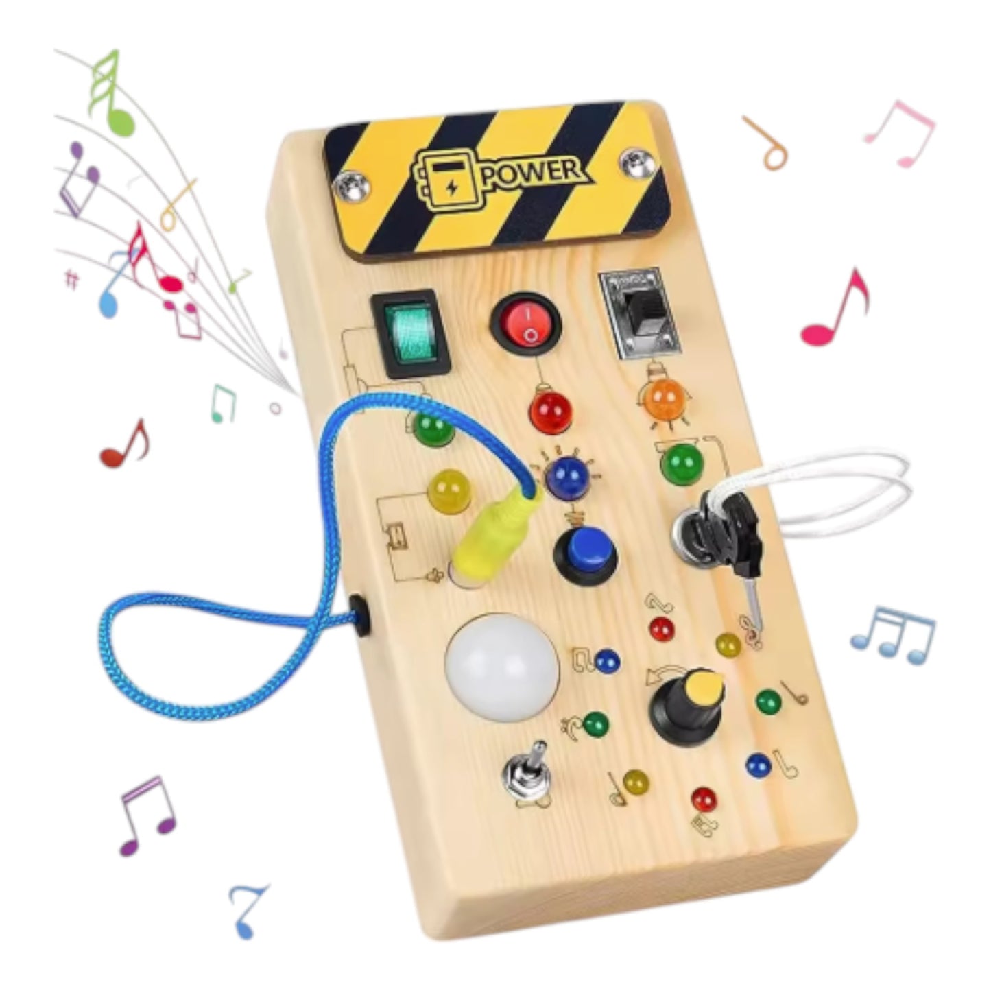 Tablero montessori juguete sensorial