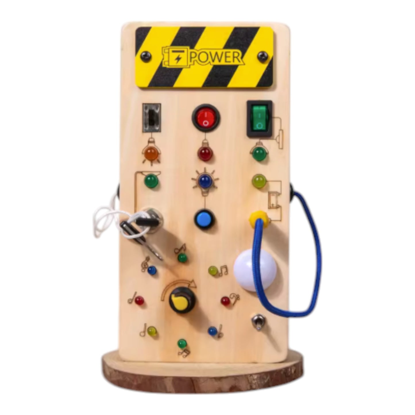 Tablero montessori juguete sensorial