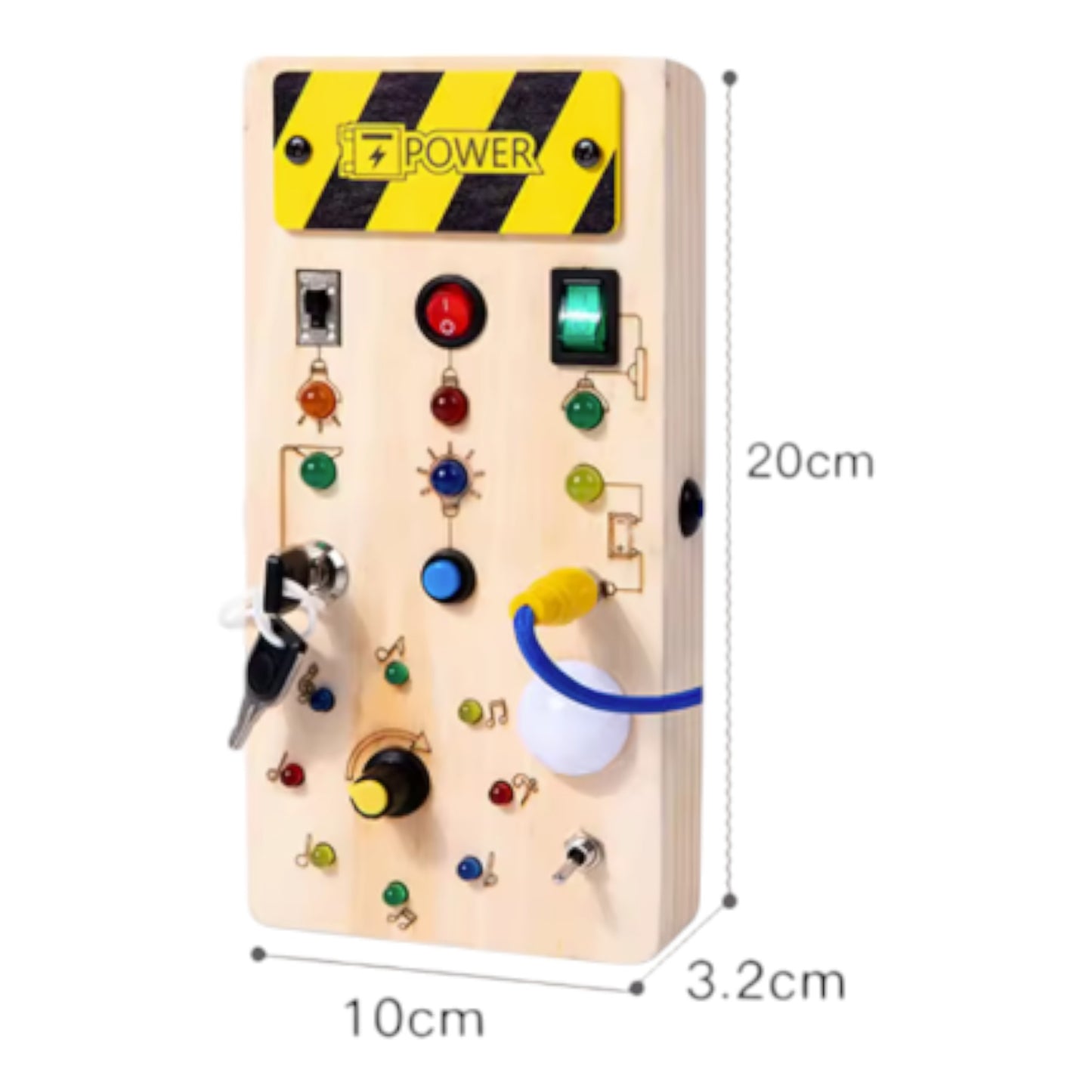 Tablero montessori juguete sensorial