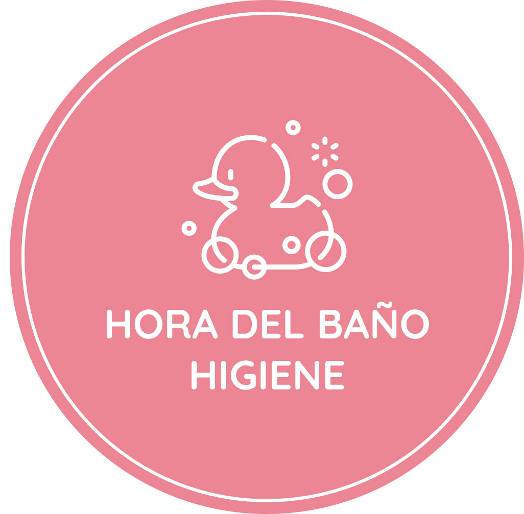 Icono de hora del baño e higiene