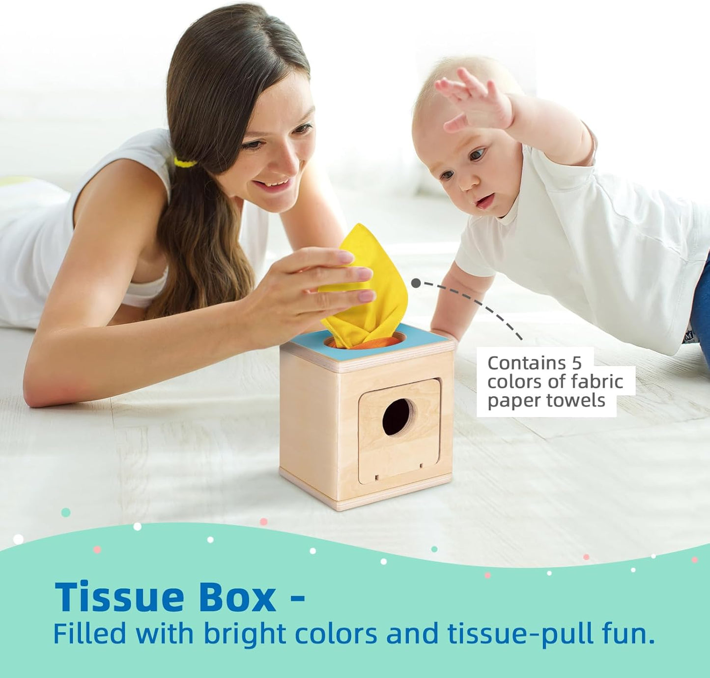 Caja educacional montessori 0 a 6 meses