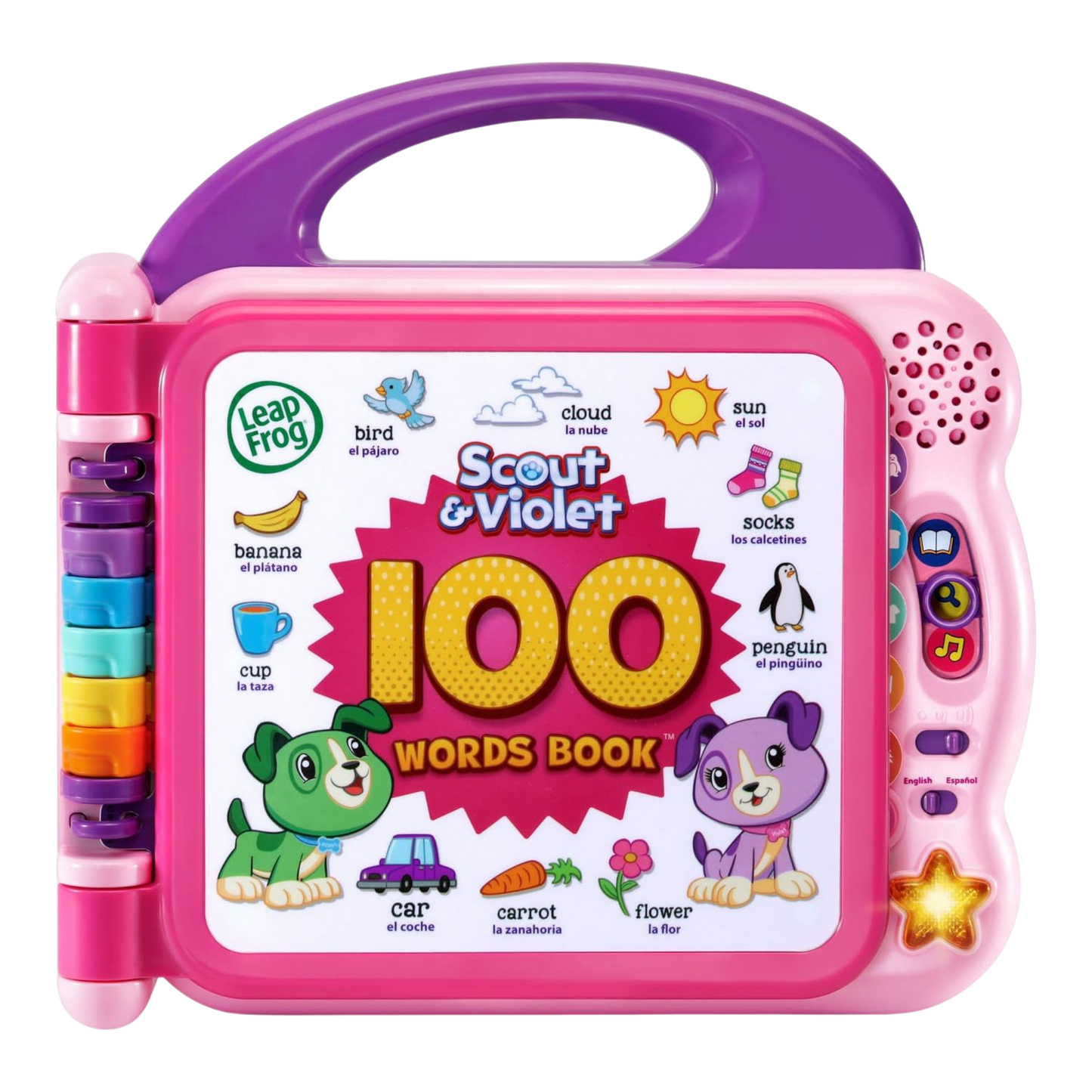 Libro interactivo Learning Friends 100 Words Book Español - Ingles