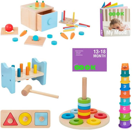 Caja educacional montessori 13 a 18 meses