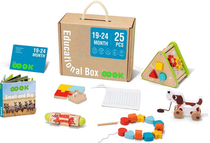 Caja educacional montessori 19 a 24 meses