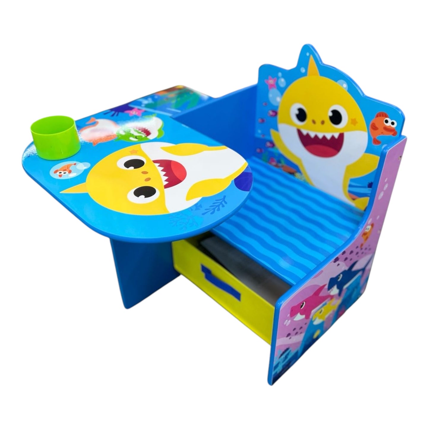 Escritorio Pupitre de madera Baby Shark