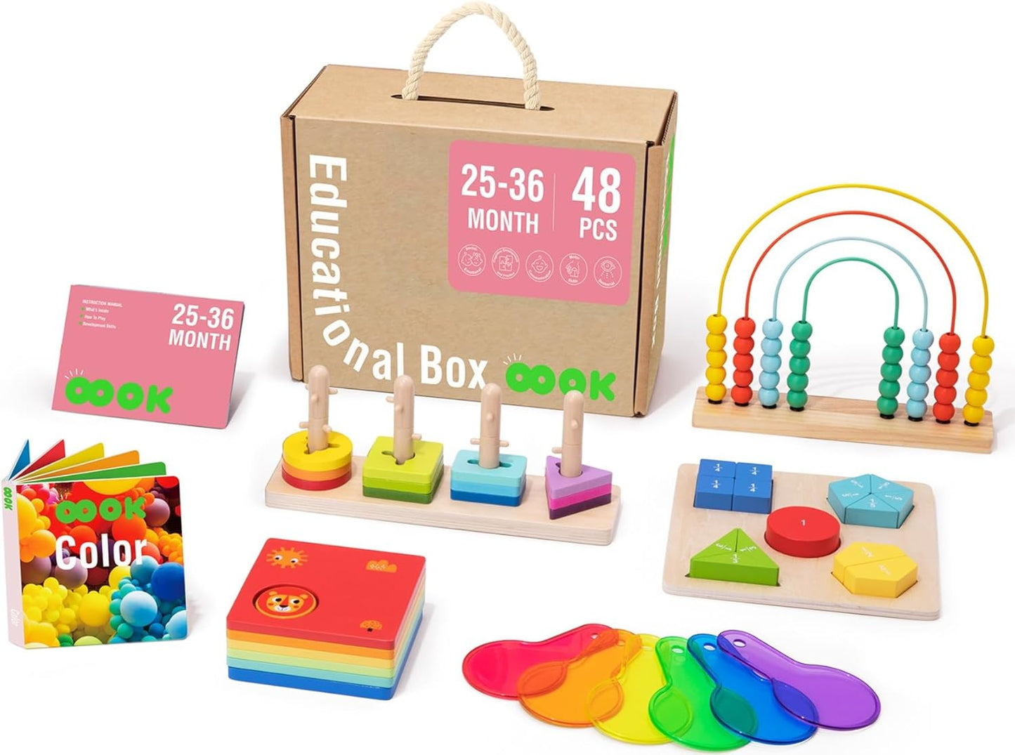 Caja educacional montessori 25 a 36 meses