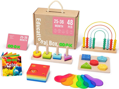 Caja educacional montessori 25 a 36 meses