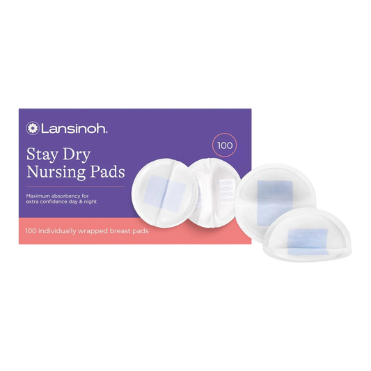 Lansinoh Stay Dry Almohadillas desechables para lactancia, 100 unidades