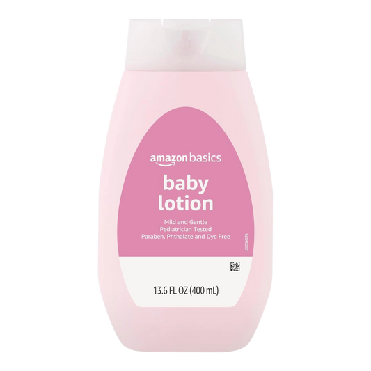 Amazon Basics Loción para bebé, suave y delicada, ligeramente perfumada