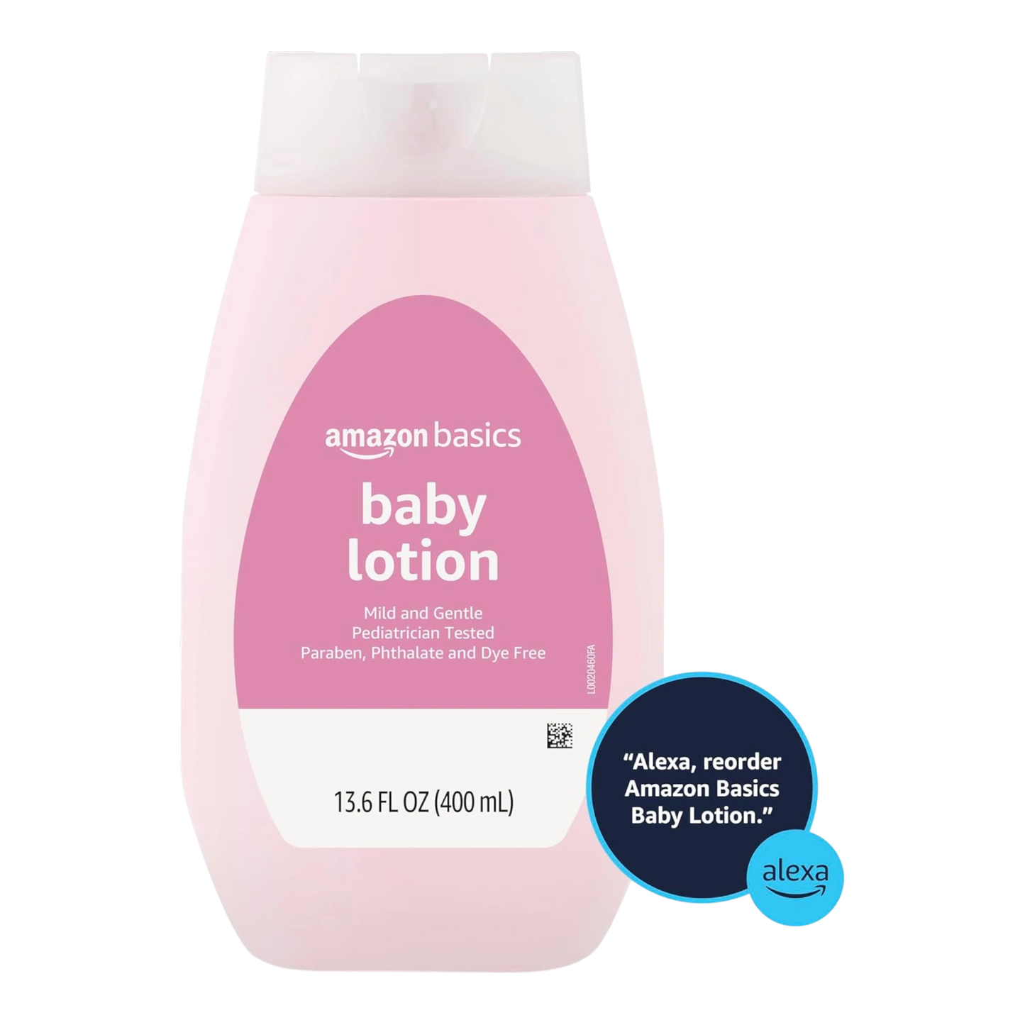 Amazon Basics Loción para bebé, suave y delicada, ligeramente perfumada