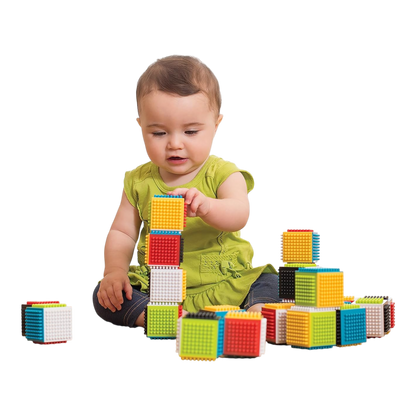 Infantino, Bloques para presionar y fijar para el desarrollo sensorial