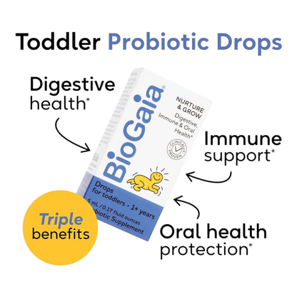 BioGaia probiotico Nurture & Grow para niños pequeños +1 año