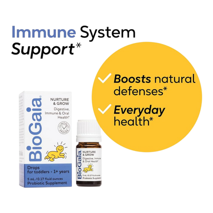 BioGaia probiotico Nurture & Grow para niños pequeños +1 año