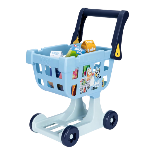Carrito de compras Bluey, cesta de compras de juguete