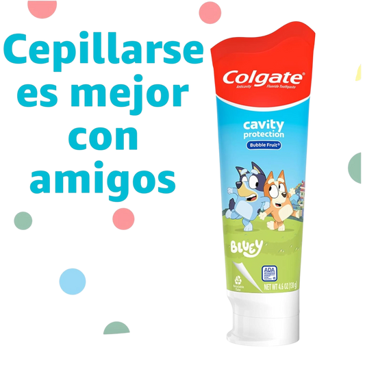 Colgate Pasta de dientes Bluey para niños con flúor