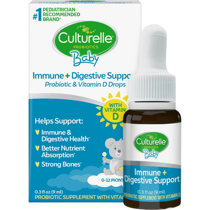 Culturelle Gotas probióticas para bebés más vitamina D