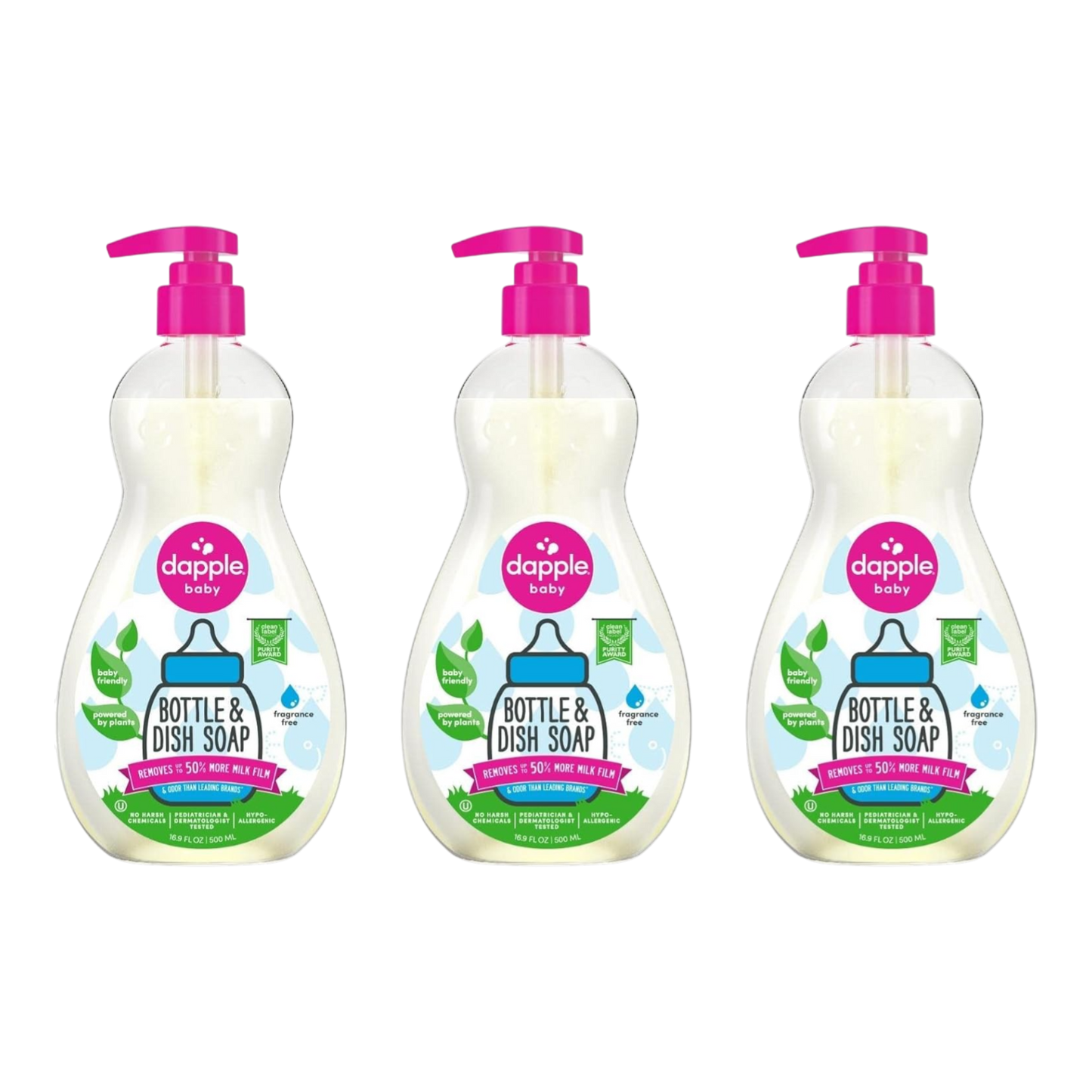 Dapple Jabón para teteros de Bebé Jabón Hipoalergénico