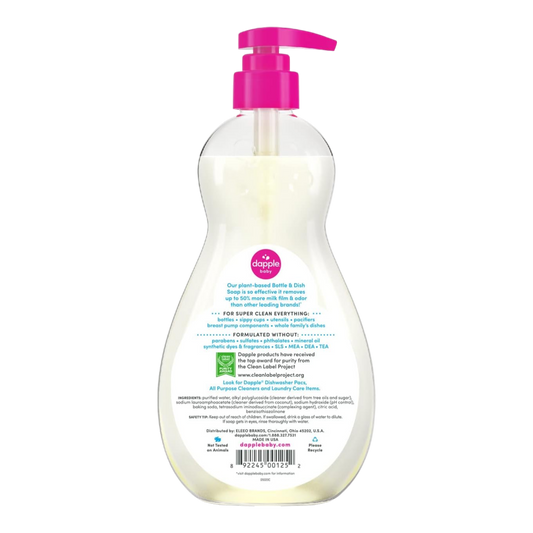 Dapple Jabón para teteros de Bebé Jabón Hipoalergénico