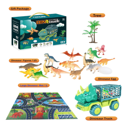 Camión de dinosaurios de juguete para niños