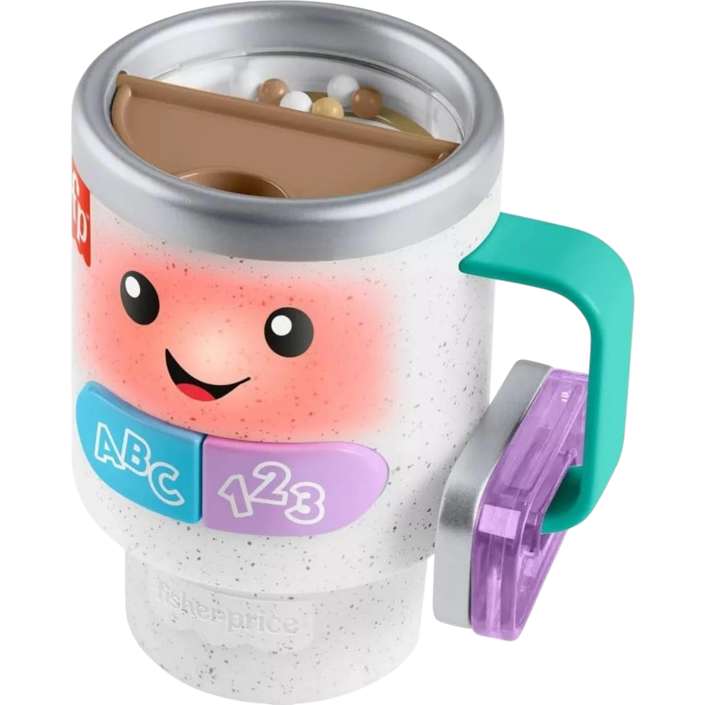 Fisher-Price Taza de café con luces y canciones educativas para bebés y niños