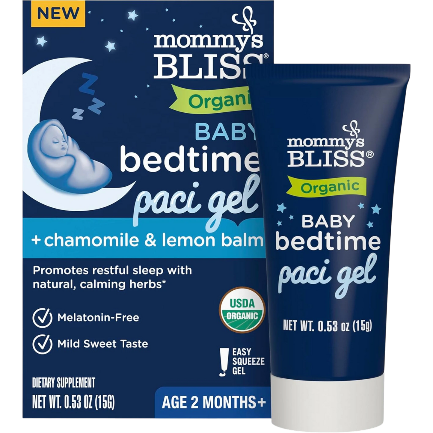 Mommy's Bliss Gel Orgánico - Promueve el Sueño Reparador