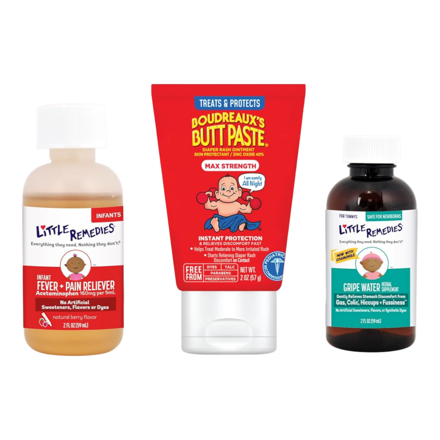 Kit Esenciales Nuevos para Bebés de Little Remedies
