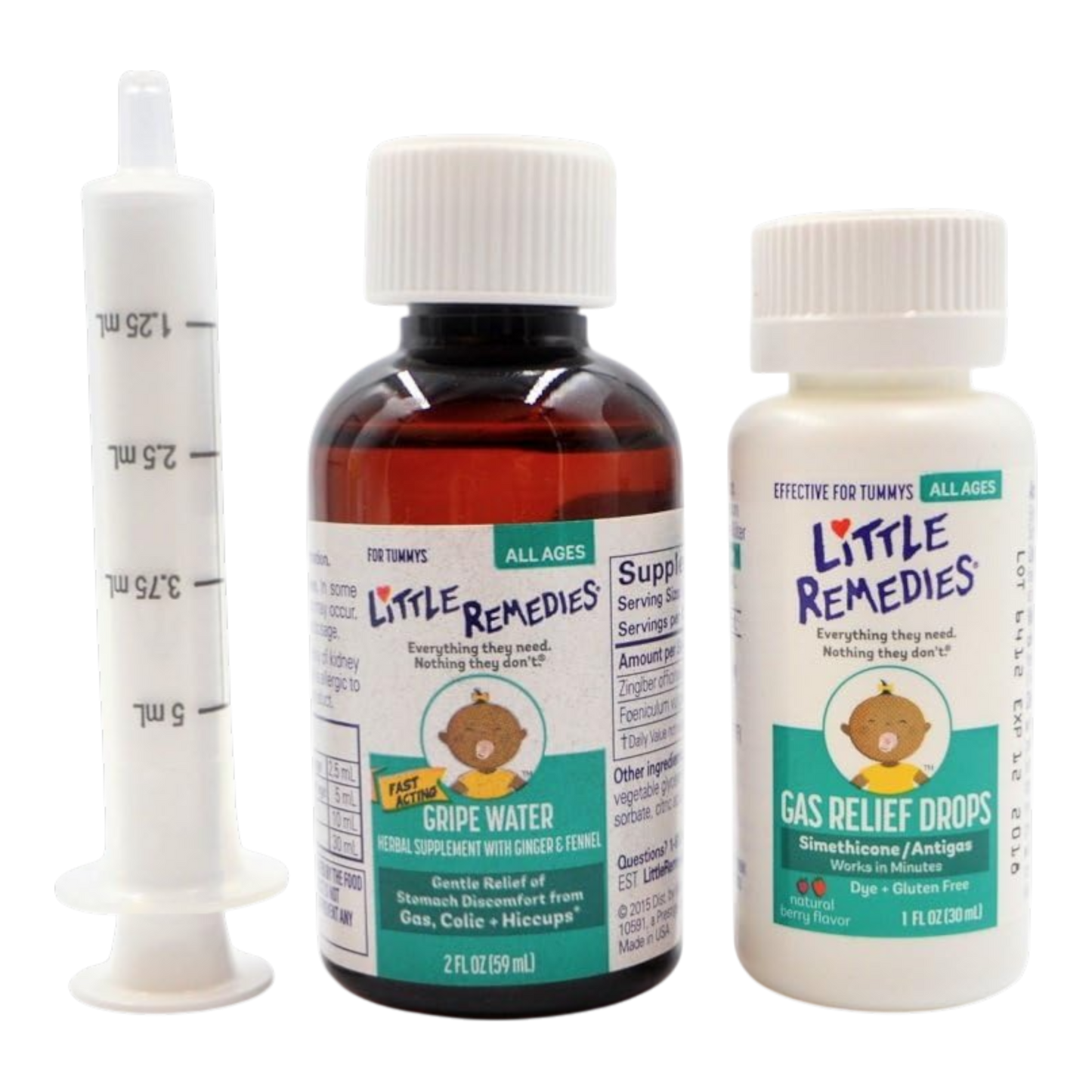 Kit Esenciales Nuevos para Bebés de Little Remedies