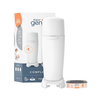 Papelera contenedora pañales sucios con tecnología antiolor Playtex, de Diaper Genie, Blanco