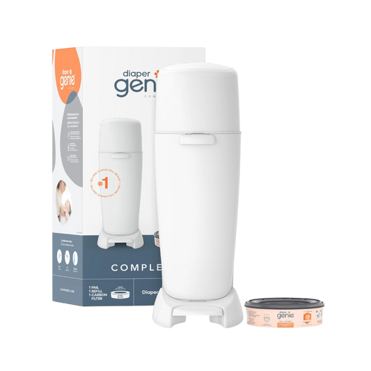 Papelera contenedora pañales sucios con tecnología antiolor Playtex, de Diaper Genie, Blanco